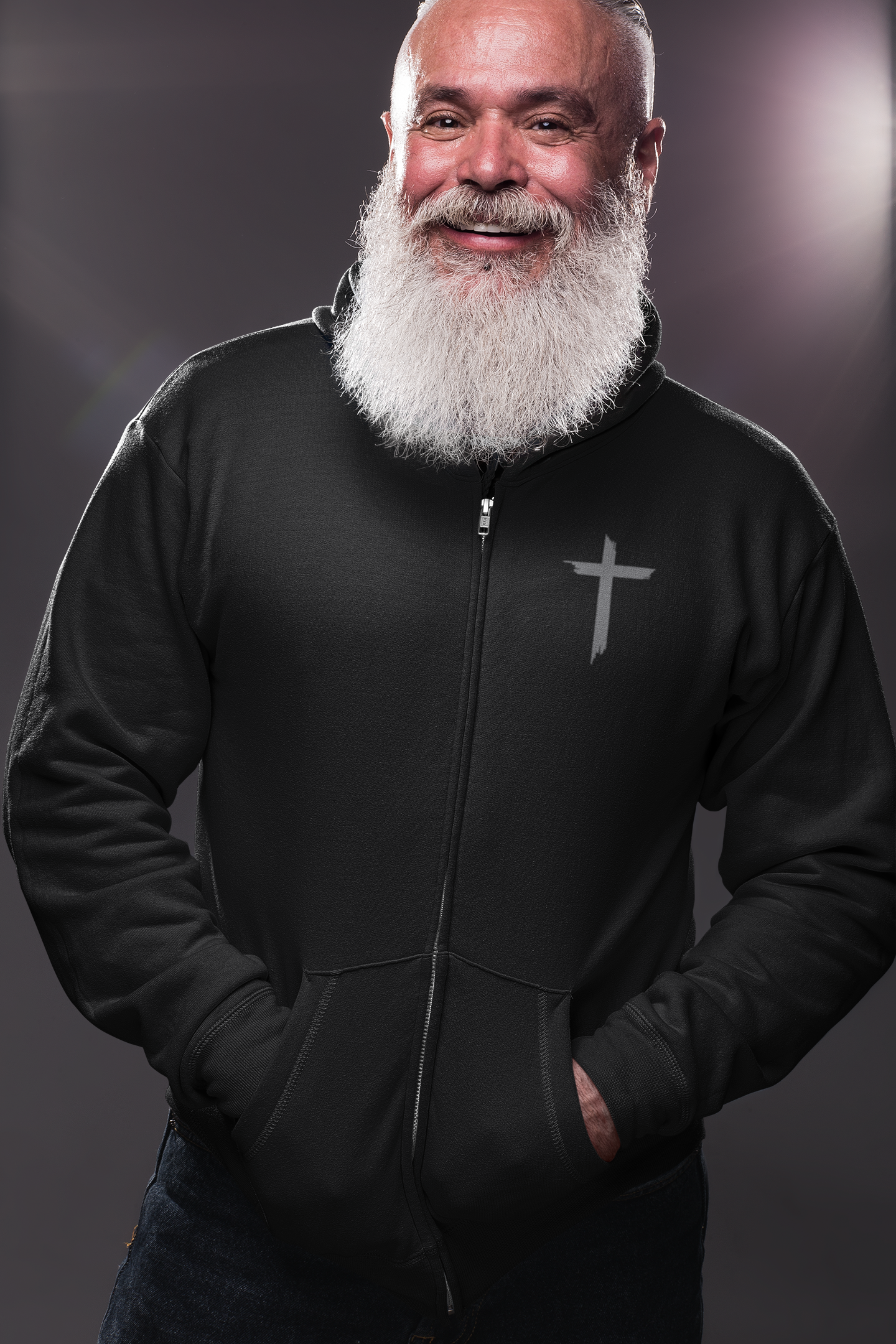 Soldier for God - Zip up Hoodie