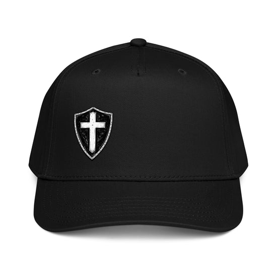 Cross & Shield Snap Back Hat