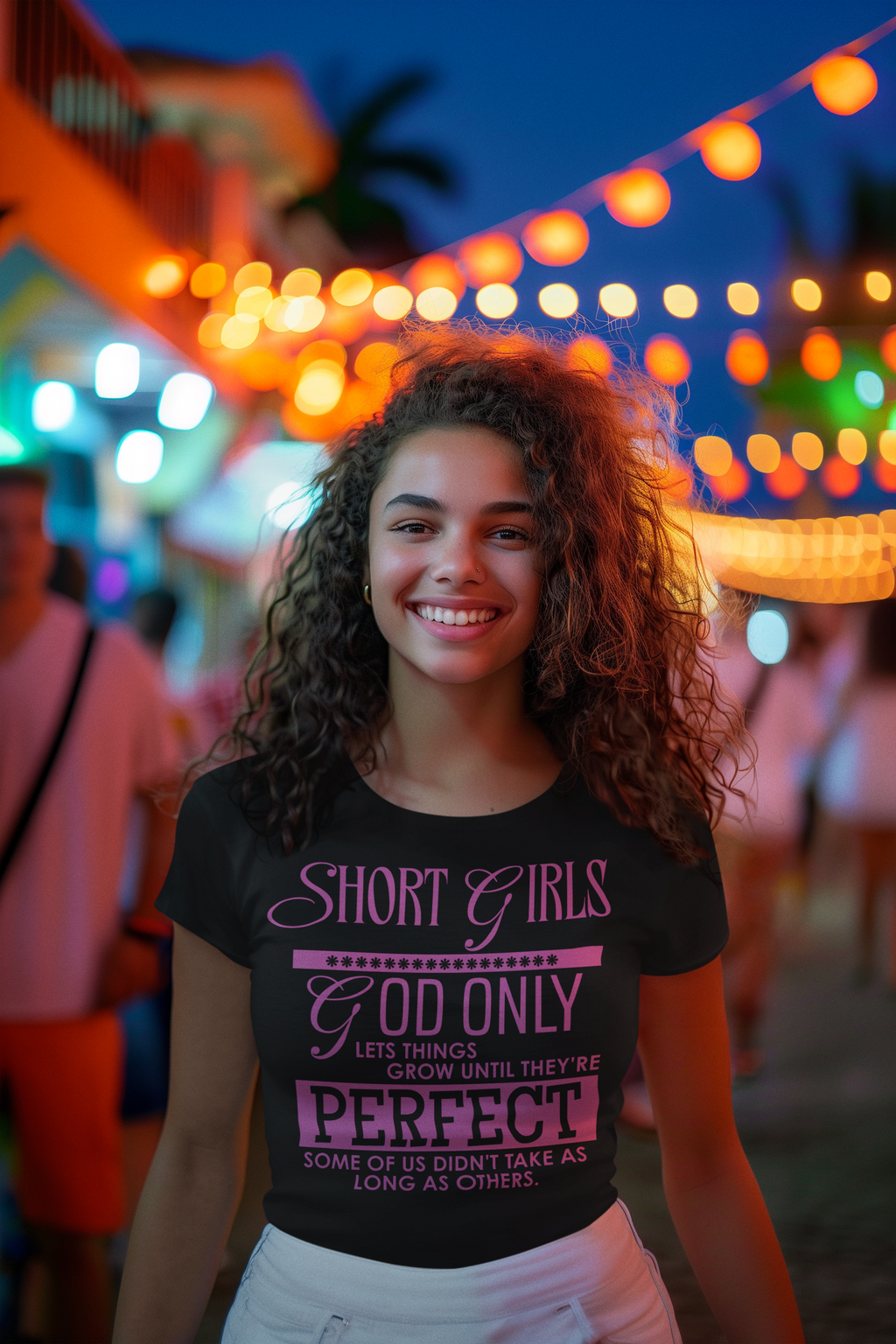 Woman's Short Girls God - 100% Cotton T-Shirt