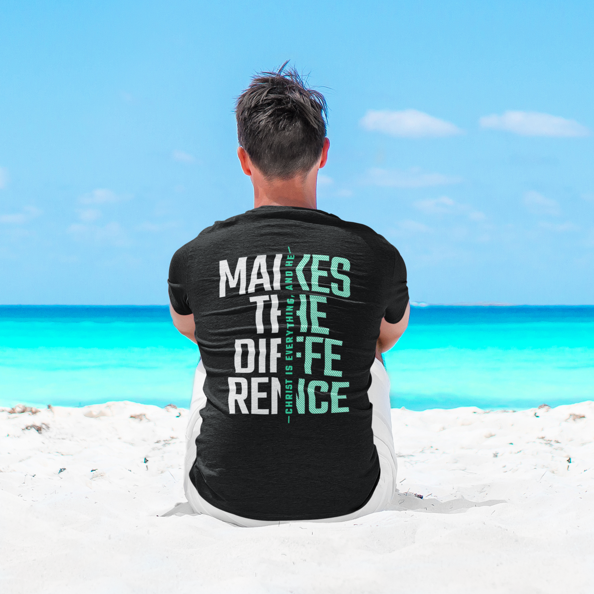 T-Shirt - Christ Is Everything, Extreme High Quality Oversized Faded t-shirt