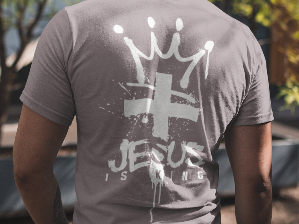 Jesus Is King - 100% Cotton Faded T-Shirt