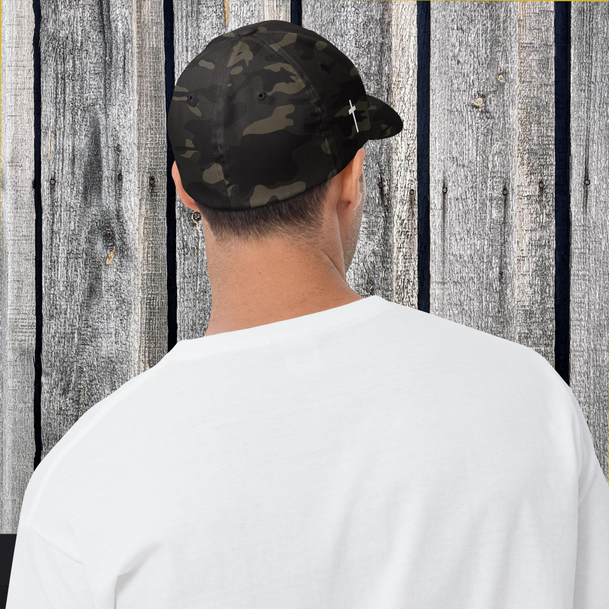 "TD" Flex Fit 3D Puff Cross Hat