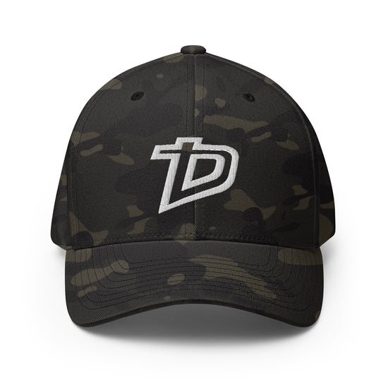 "TD" Flex Fit 3D Puff Cross Hat