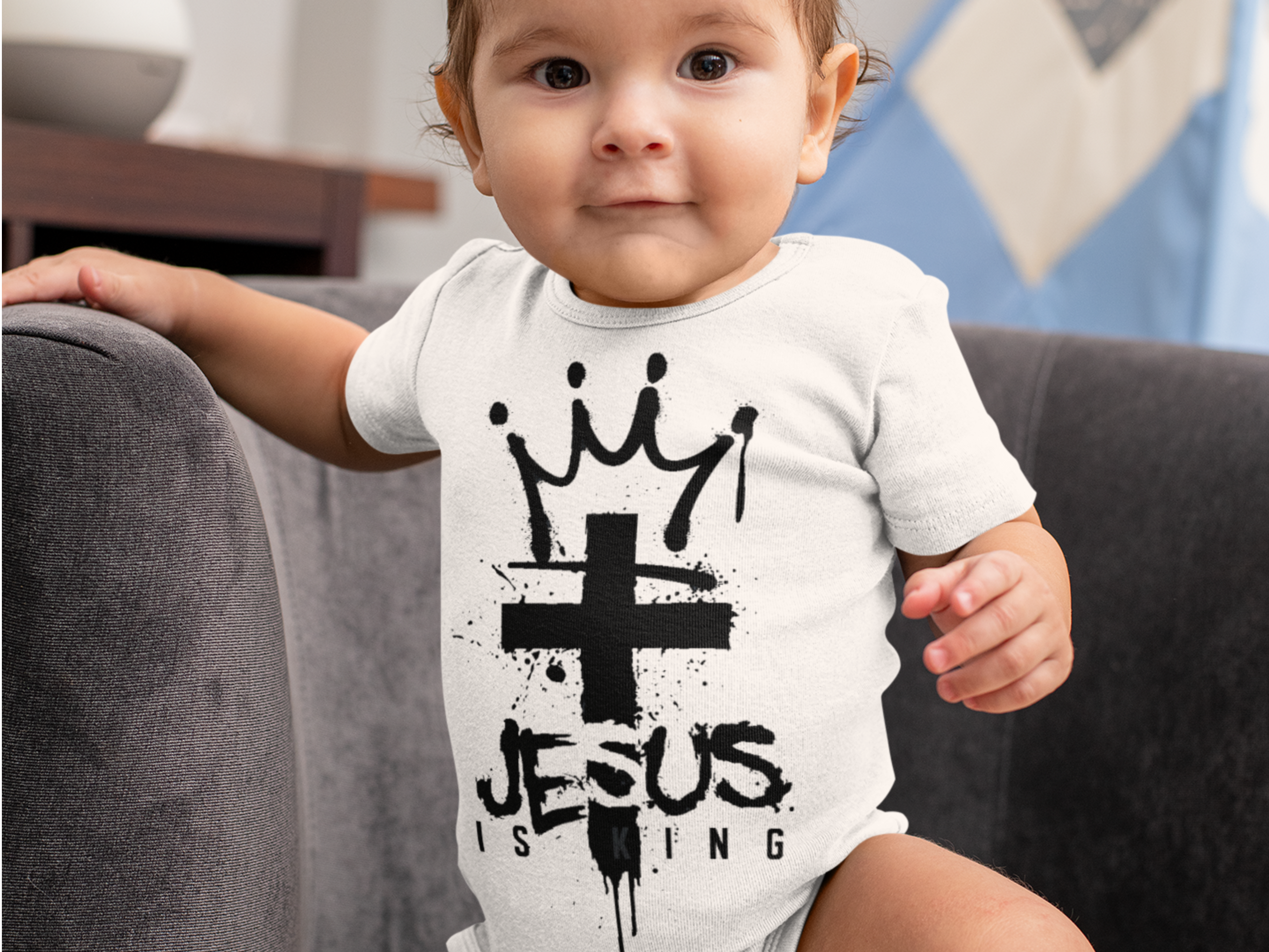 Infant - Jesus is King Bodysuit