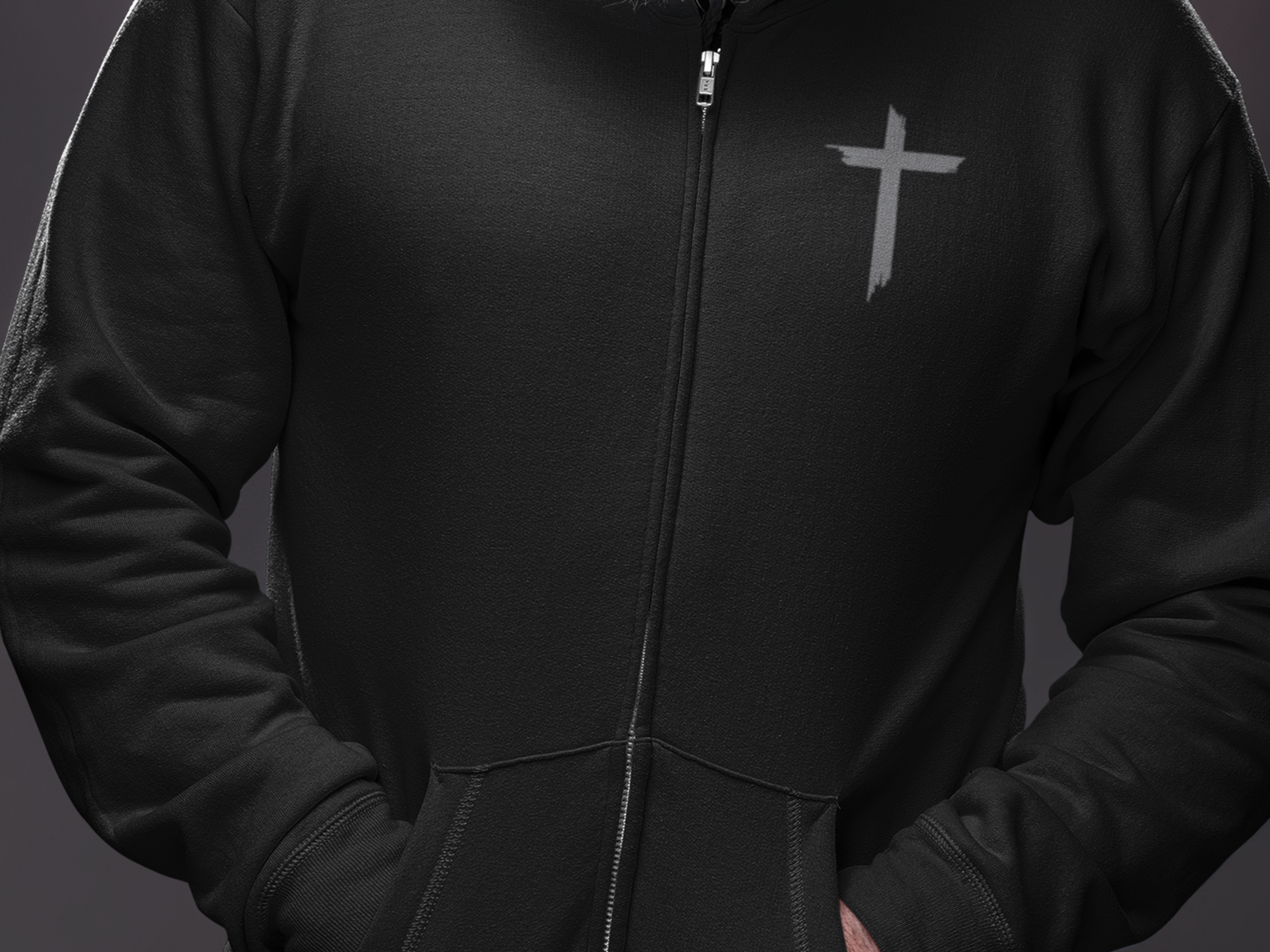 Hoodie - Soldier for God zip up hoodie