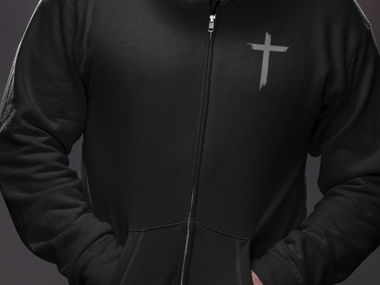 Soldier for God - Zip up Hoodie
