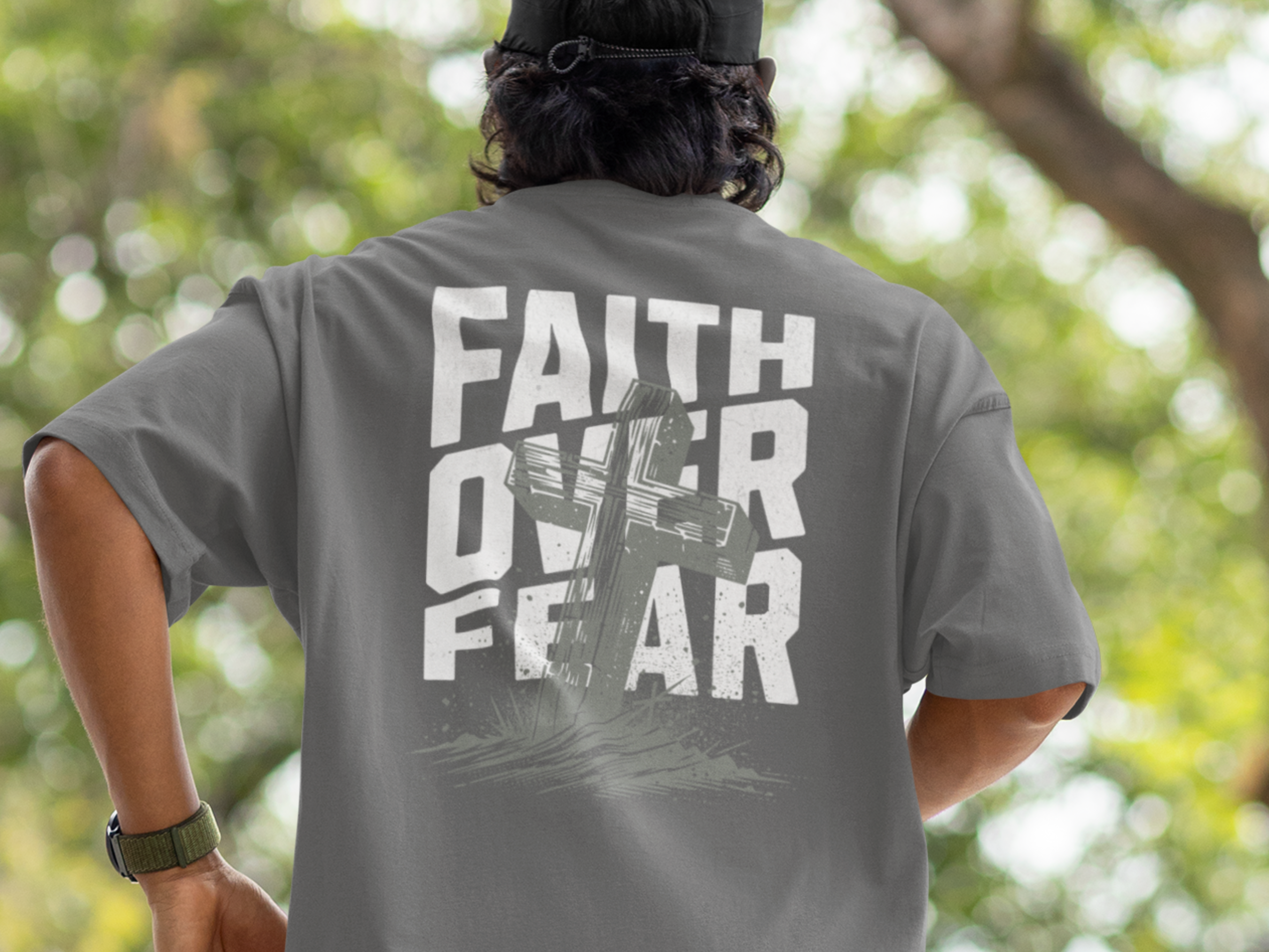 Faith Over Fear - 100% Cotten T-Shirt