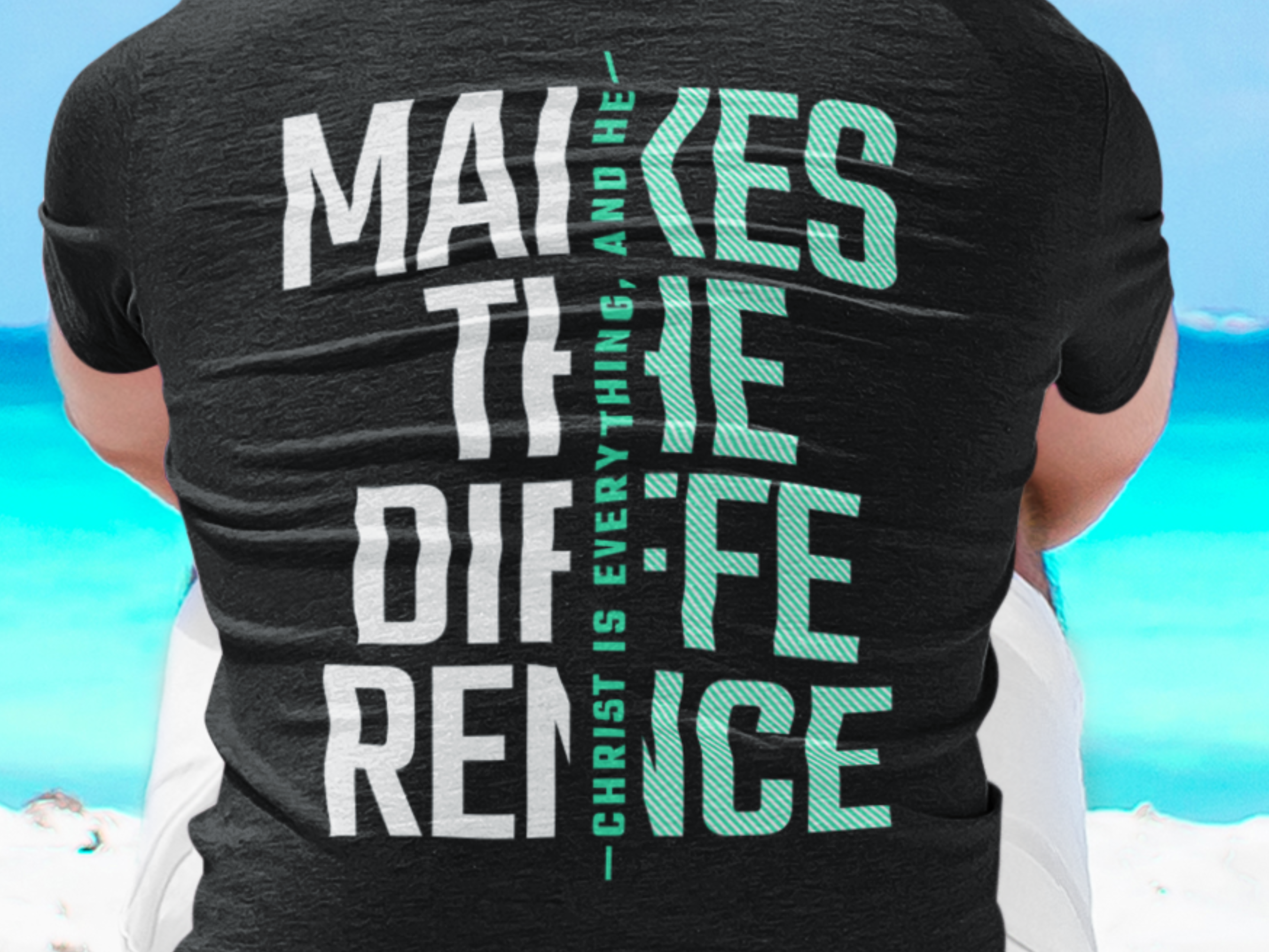 Difference Maker - 100% Cotten Fitted Tee