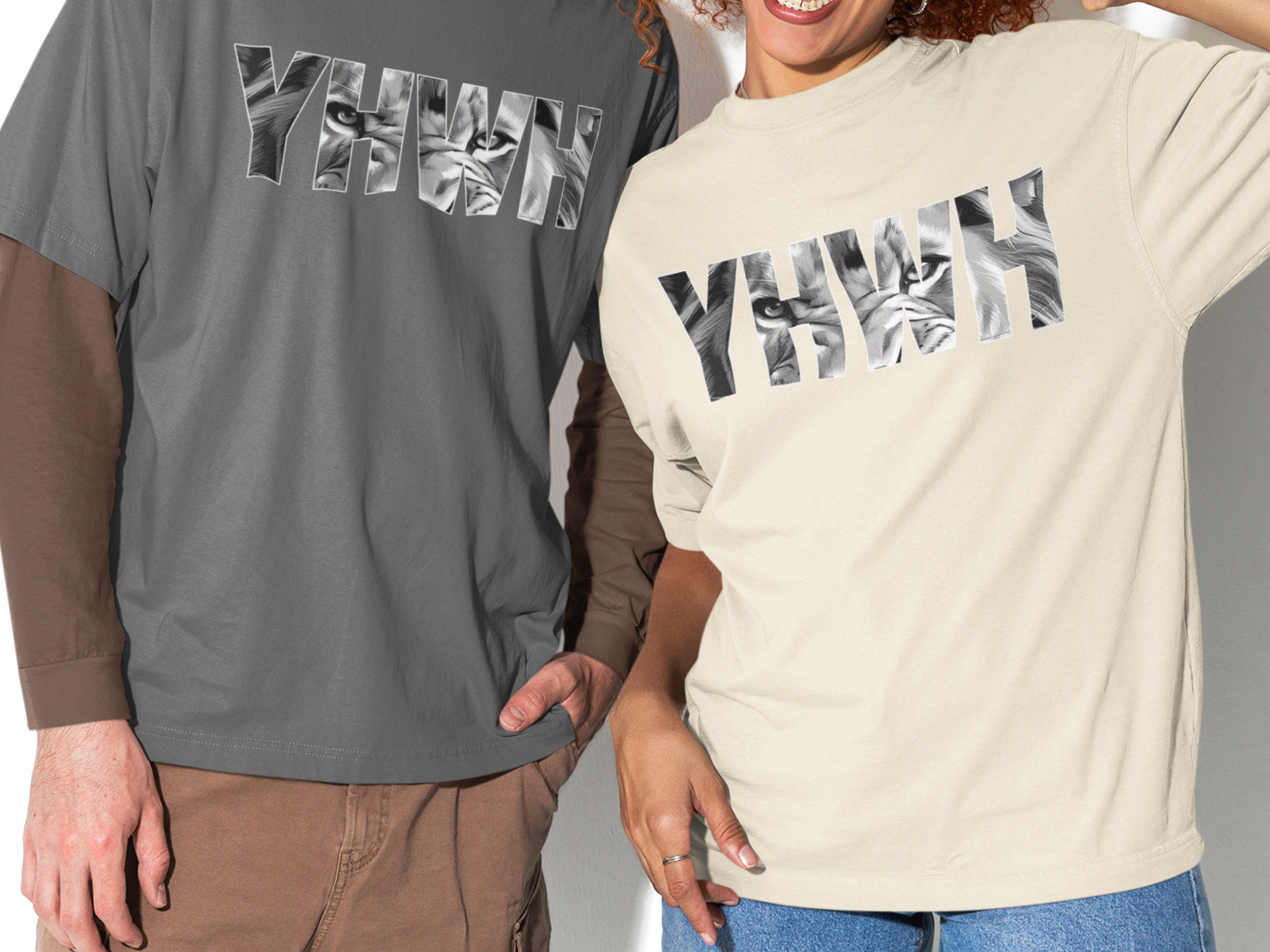 YHWH - 100% Cotton Faded T-Shirt