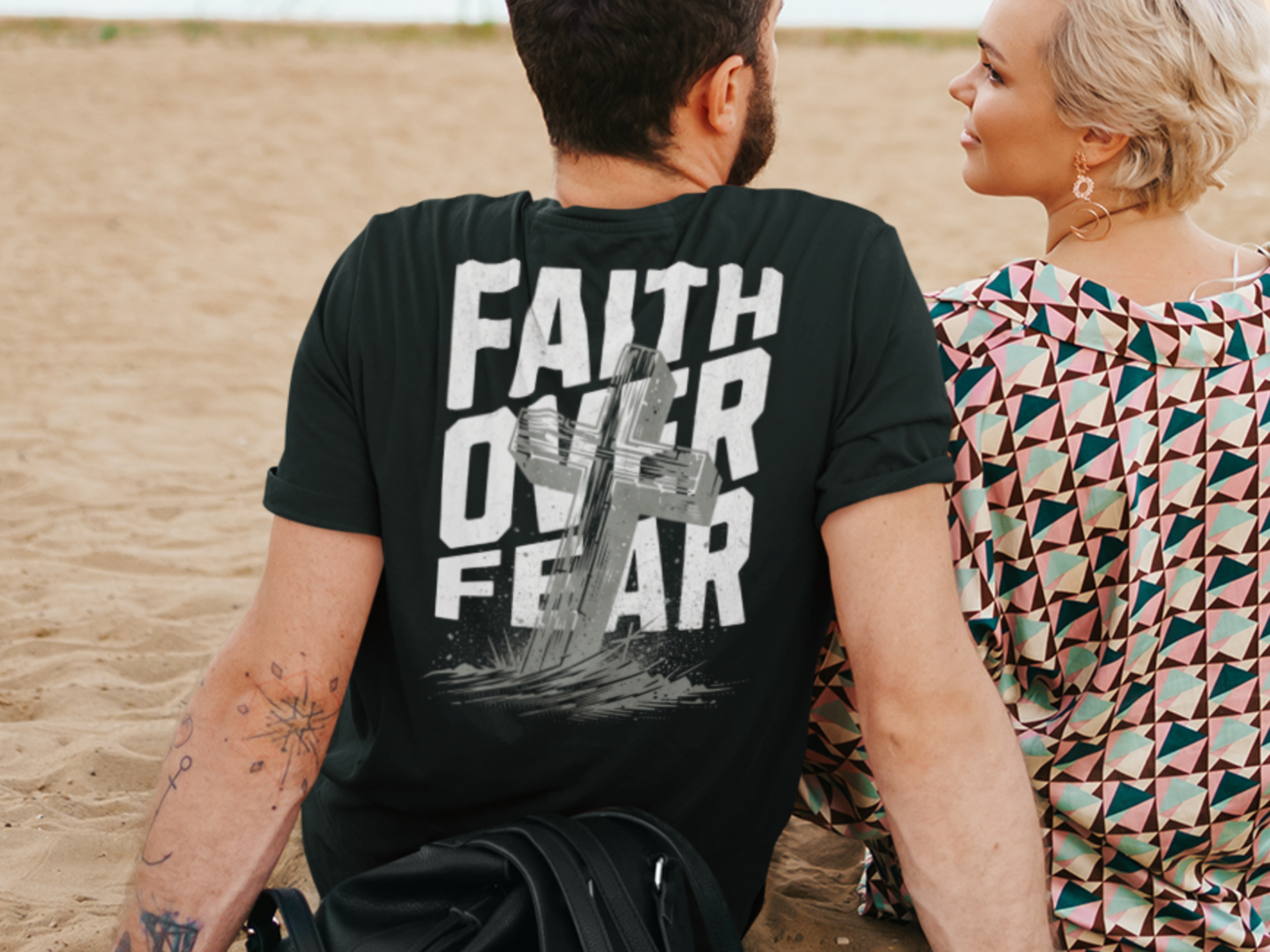 T-Shirt - Faith Over Fear Unisex Premium t-shirt