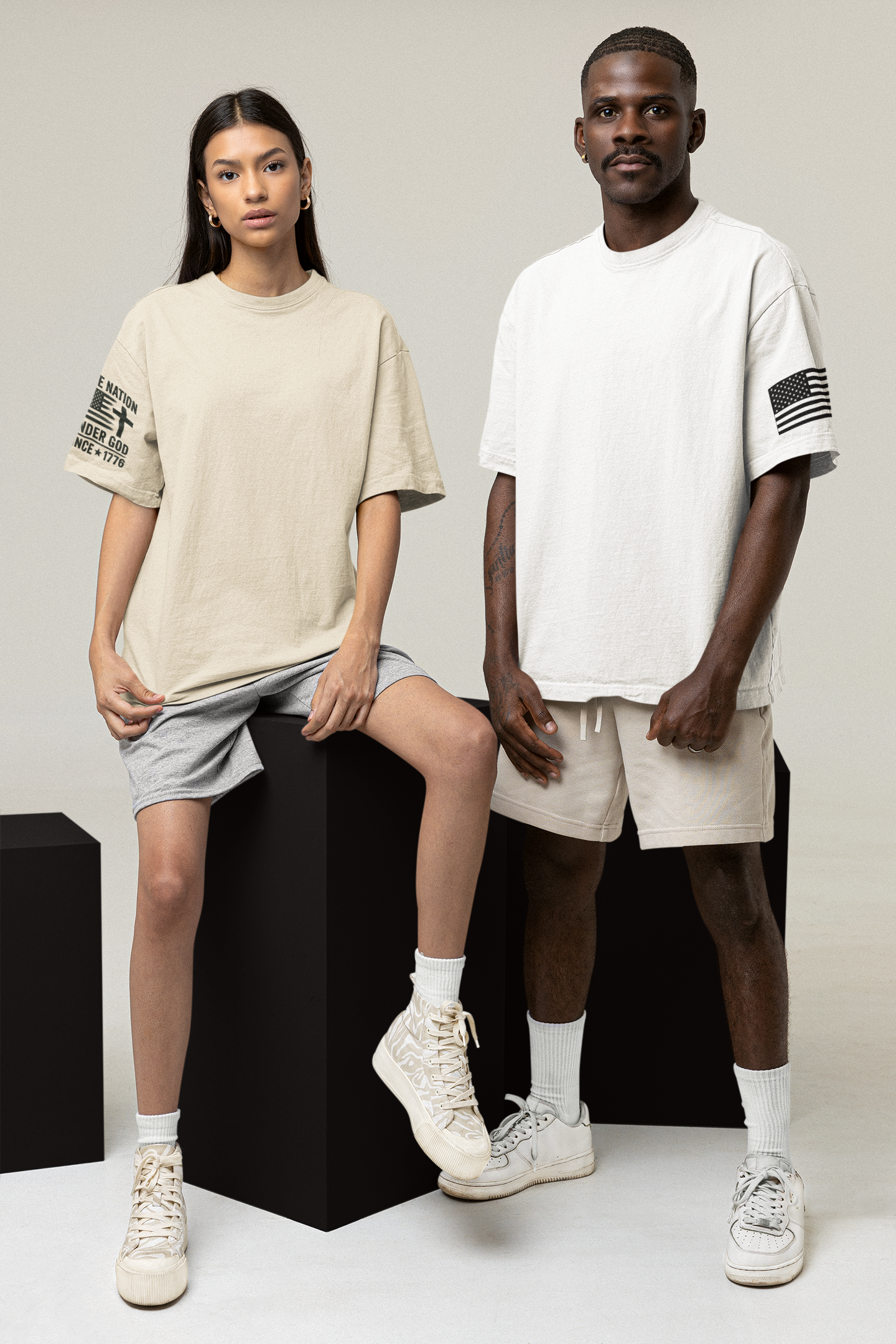 T-Shirt - One Nation Under God - Unisex premium t-shirt