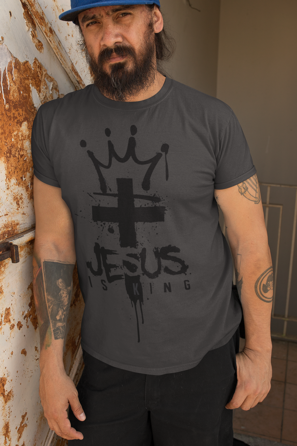 Jesus Is King - 100% Cotton Fitted T-Shirt