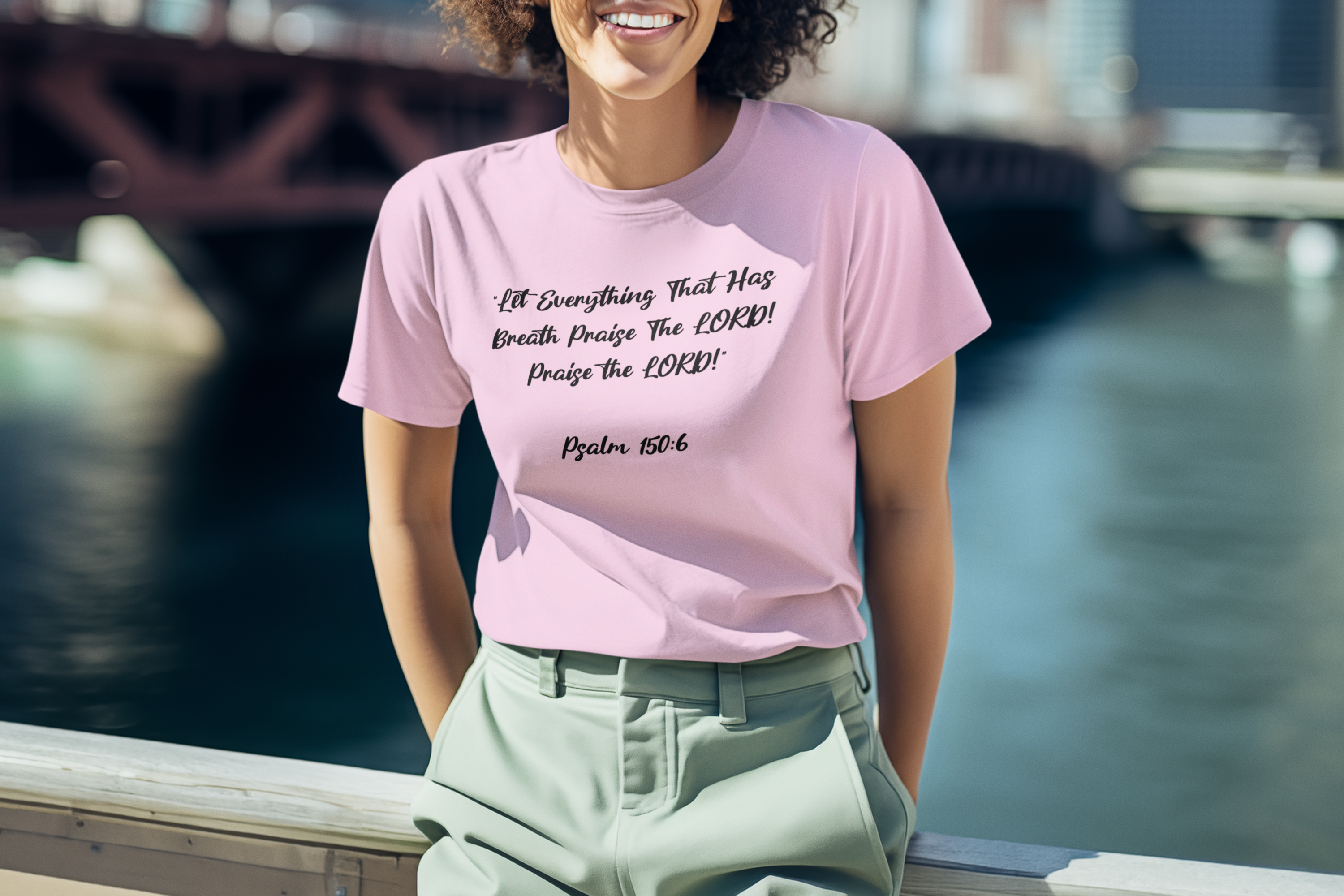 Psalms 150:6 Women's 100% Cotton Relaxed T-Shirt